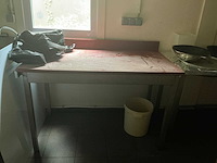 Rvs snijtafel - afbeelding 1 van  1