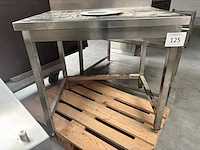 Rvs sorteertafel mareno