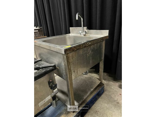 Rvs spoelbak+kraan - afbeelding 2 van  4