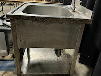 Rvs spoelbak+kraan - afbeelding 3 van  4