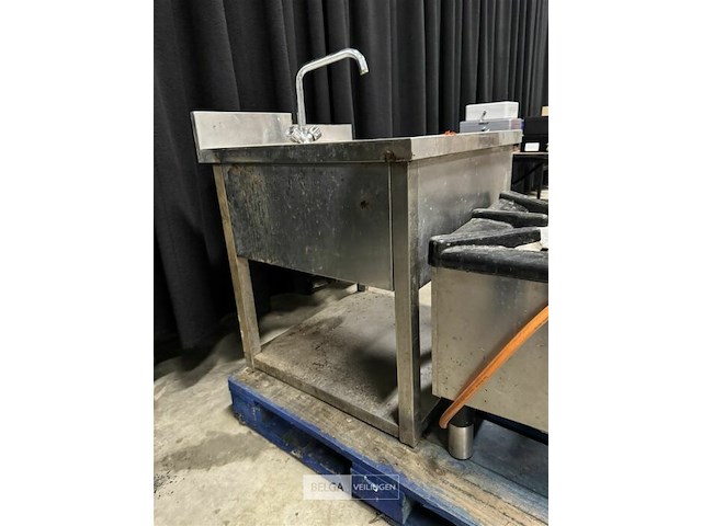 Rvs spoelbak+kraan - afbeelding 4 van  4