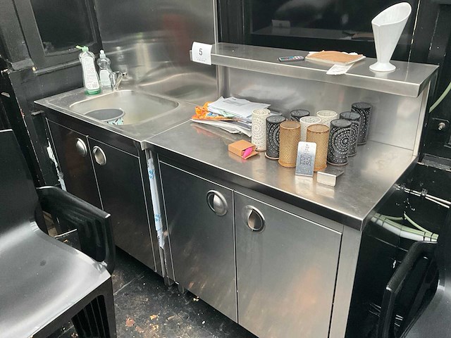 Rvs spoeltafel + werkbank - afbeelding 4 van  11