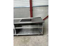 Rvs spoeltafel werktafel - afbeelding 4 van  8