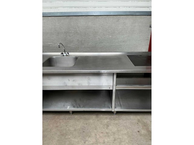 Rvs spoeltafel werktafel - afbeelding 5 van  8