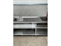 Rvs spoeltafel werktafel - afbeelding 5 van  8
