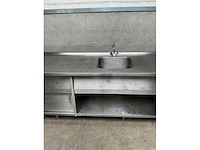 Rvs spoeltafel werktafel - afbeelding 6 van  8