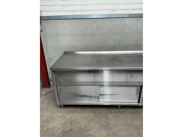 Rvs spoeltafel werktafel - afbeelding 7 van  8