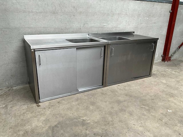 Rvs spoeltafel - afbeelding 1 van  5