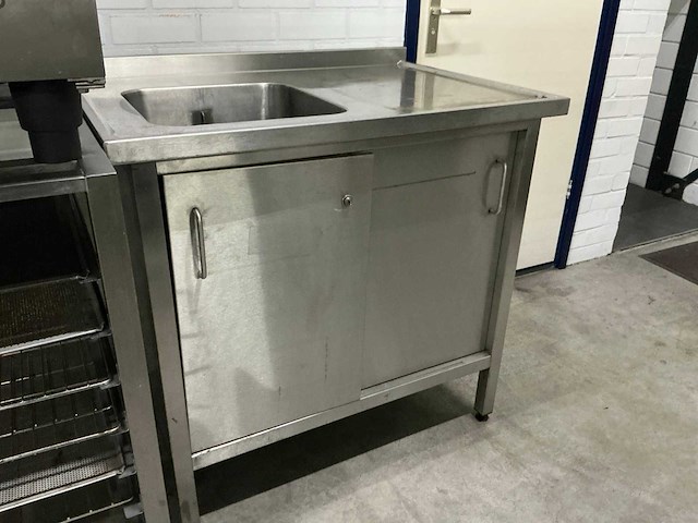 Rvs spoeltafel - afbeelding 1 van  5