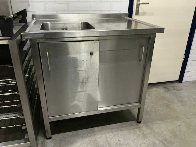 Rvs spoeltafel - afbeelding 2 van  5