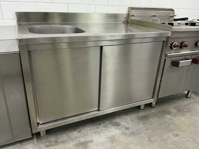Rvs spoeltafel - afbeelding 1 van  4