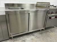 Rvs spoeltafel - afbeelding 1 van  4