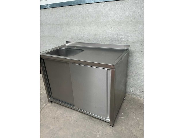 Rvs spoeltafel - afbeelding 1 van  2