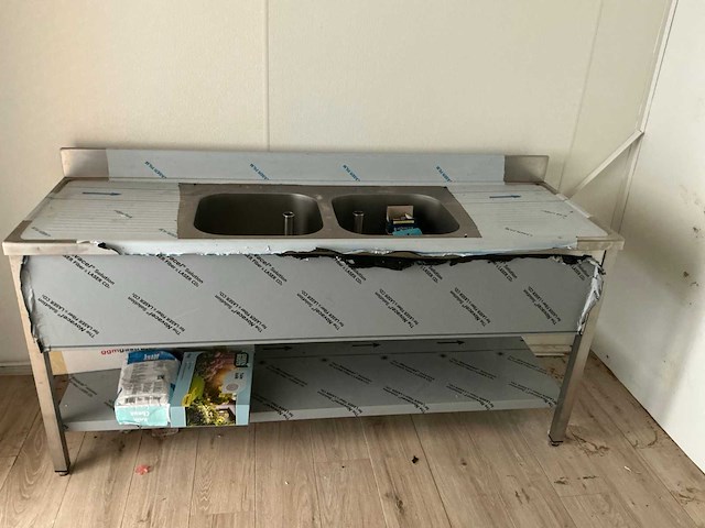 Rvs spoeltafel - afbeelding 1 van  4