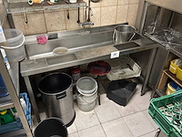 Rvs spoeltafel