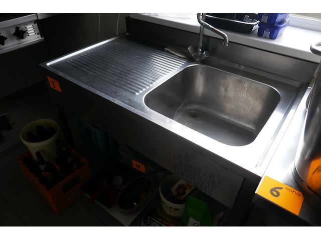Rvs spoeltafel - afbeelding 2 van  4