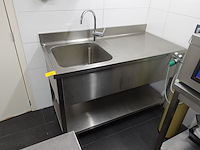 Rvs spoeltafel - afbeelding 1 van  5