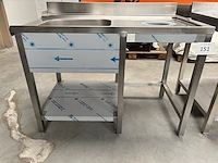 Rvs spoeltafel