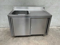 Rvs spoeltafel - afbeelding 2 van  5