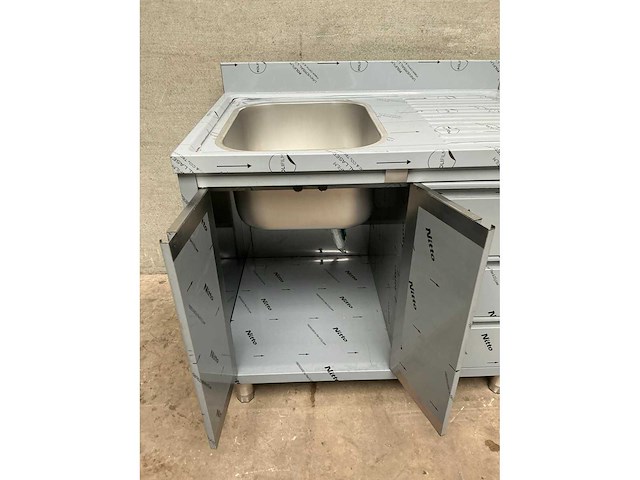 Rvs spoeltafel - afbeelding 4 van  5