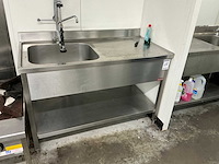 Rvs spoeltafel - afbeelding 2 van  3