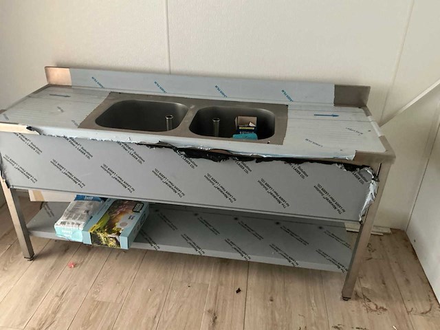 Rvs spoeltafel - afbeelding 2 van  4