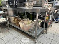 Rvs tafel + opzetstuk - afbeelding 2 van  5