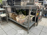 Rvs tafel + opzetstuk - afbeelding 3 van  5