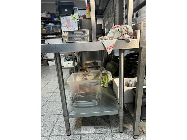 Rvs tafel + opzetstuk - afbeelding 5 van  5