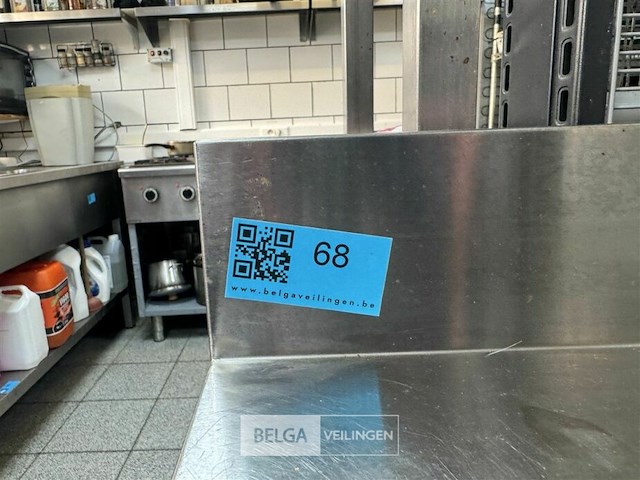 Rvs tafel + opzetstuk - afbeelding 2 van  6