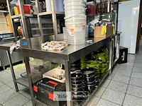 Rvs tafel + opzetstuk - afbeelding 5 van  6