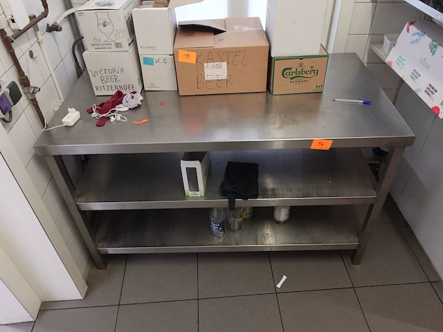 Rvs tafel - afbeelding 2 van  2