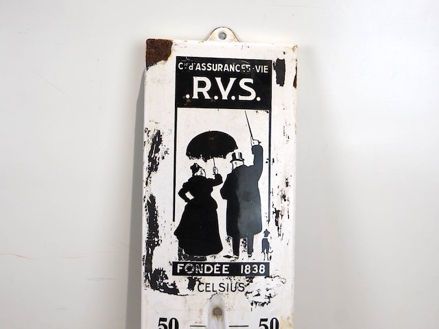 Rvs thermometer emaille - afbeelding 2 van  9