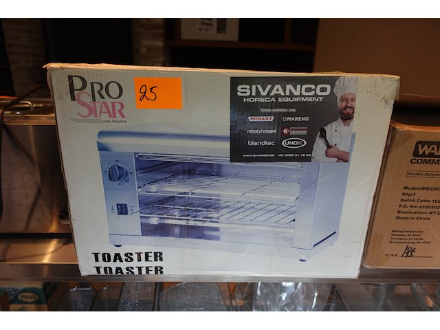 Rvs toaster pro star - afbeelding 1 van  4