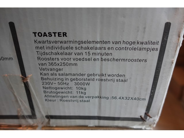 Rvs toaster pro star - afbeelding 2 van  4