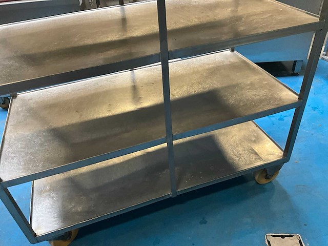 Rvs transportkar (2x) - afbeelding 3 van  6