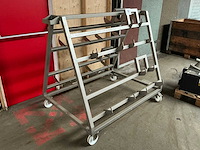 Rvs transportkar - afbeelding 2 van  2