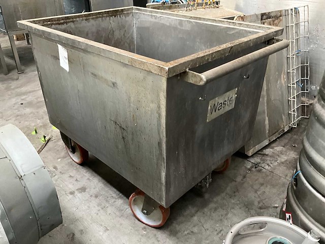Rvs transportkar - afbeelding 1 van  5