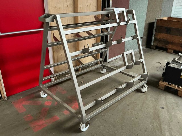Rvs transportkar - afbeelding 2 van  2
