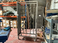 Rvs transportkar - afbeelding 1 van  4
