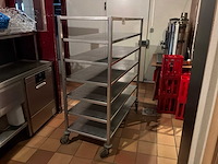 Rvs transportkar - afbeelding 1 van  3