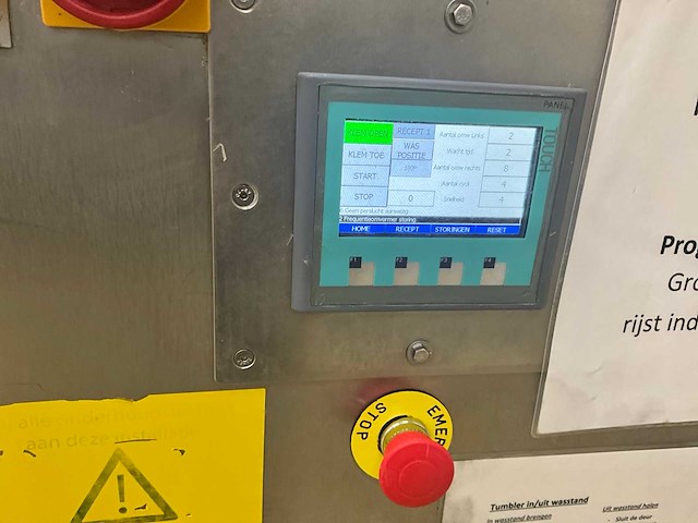 Rvs tumbler voedingsbewerkingsmachine - afbeelding 10 van  21