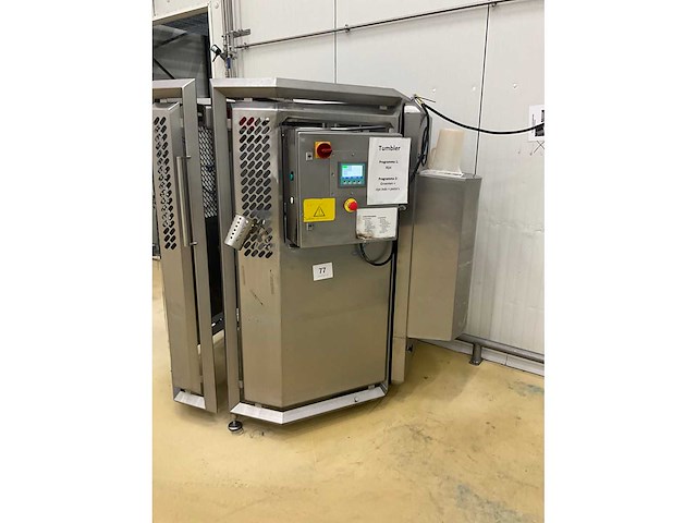 Rvs tumbler voedingsbewerkingsmachine - afbeelding 12 van  21