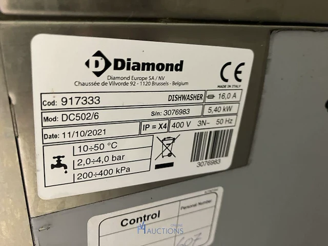 Rvs vaatwasmachine diamond - afbeelding 5 van  7