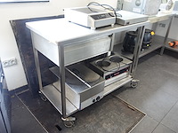 Rvs verrijbare tafel - afbeelding 2 van  2