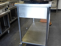 Rvs verrijbare tafel - afbeelding 1 van  2