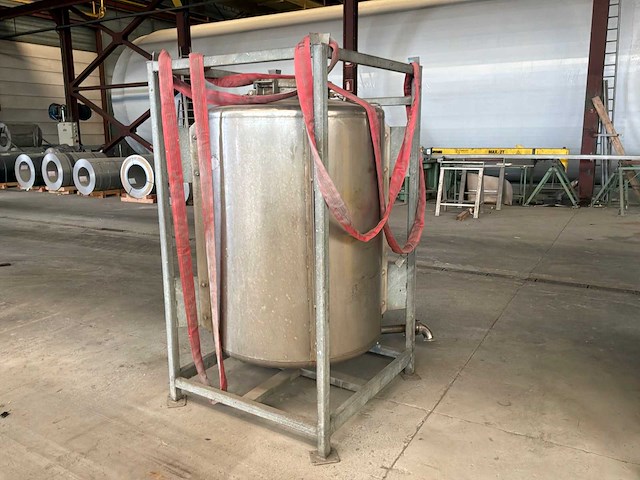 Rvs verticale opslagtank - afbeelding 1 van  2