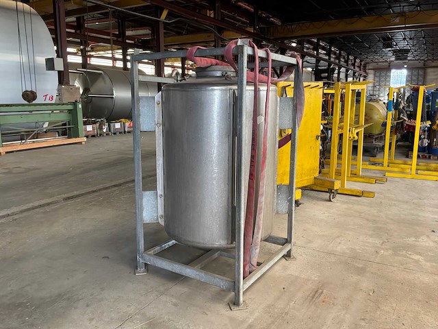 Rvs verticale opslagtank - afbeelding 2 van  2