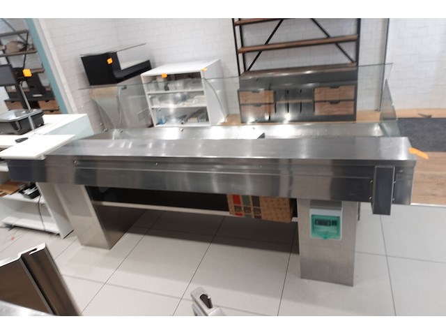 Rvs vitrine koeltoonbank monelletta - afbeelding 4 van  7