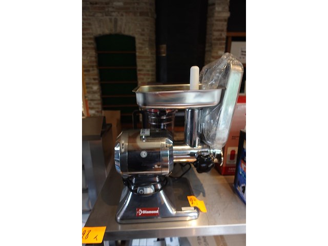 Rvs vleesmaler diamond - afbeelding 1 van  2